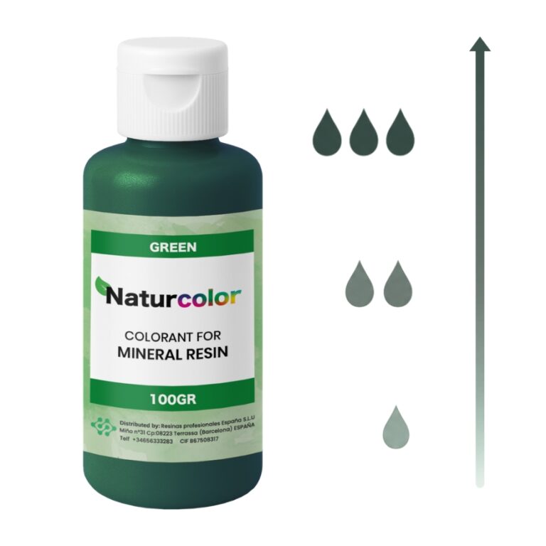 Pigmenti a base acqua per resina acrilica Naturesin - NaturColor - Verde vivo