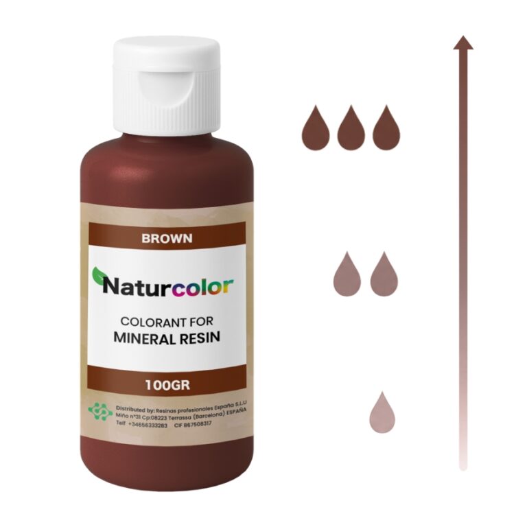 Pigmenti a base acqua per resina acrilica Naturesin - NaturColor - Marrone