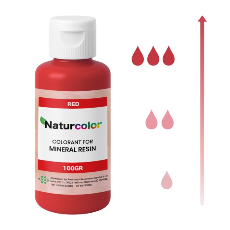 Pigmenti a base acqua per resina acrilica Naturesin - NaturColor - Rosso