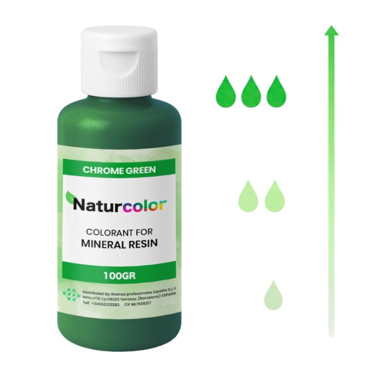 Pigmenti a base acqua per resina acrilica Naturesin - NaturColor - Verde brillante