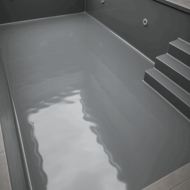 PoolPro – Smalto Poliuretanico Bicomponente per Piscine - Grigio, 5 kg