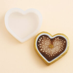 Stampo in silicone a forma di Cuore (4 stampi)