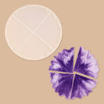 Stampo in silicone – 4 sottobicchieri in Resina