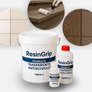ResinGrip – Vernice Trasparente Antiscivolo per Tutte le Superfici