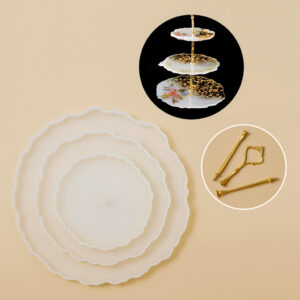 Set stampi in silicone per creare portafrutta con Resina