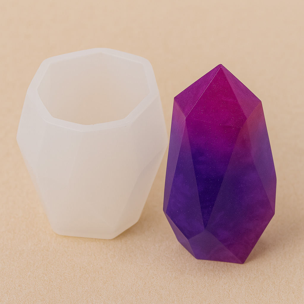 Stampo in silicone - cristalli in Resina