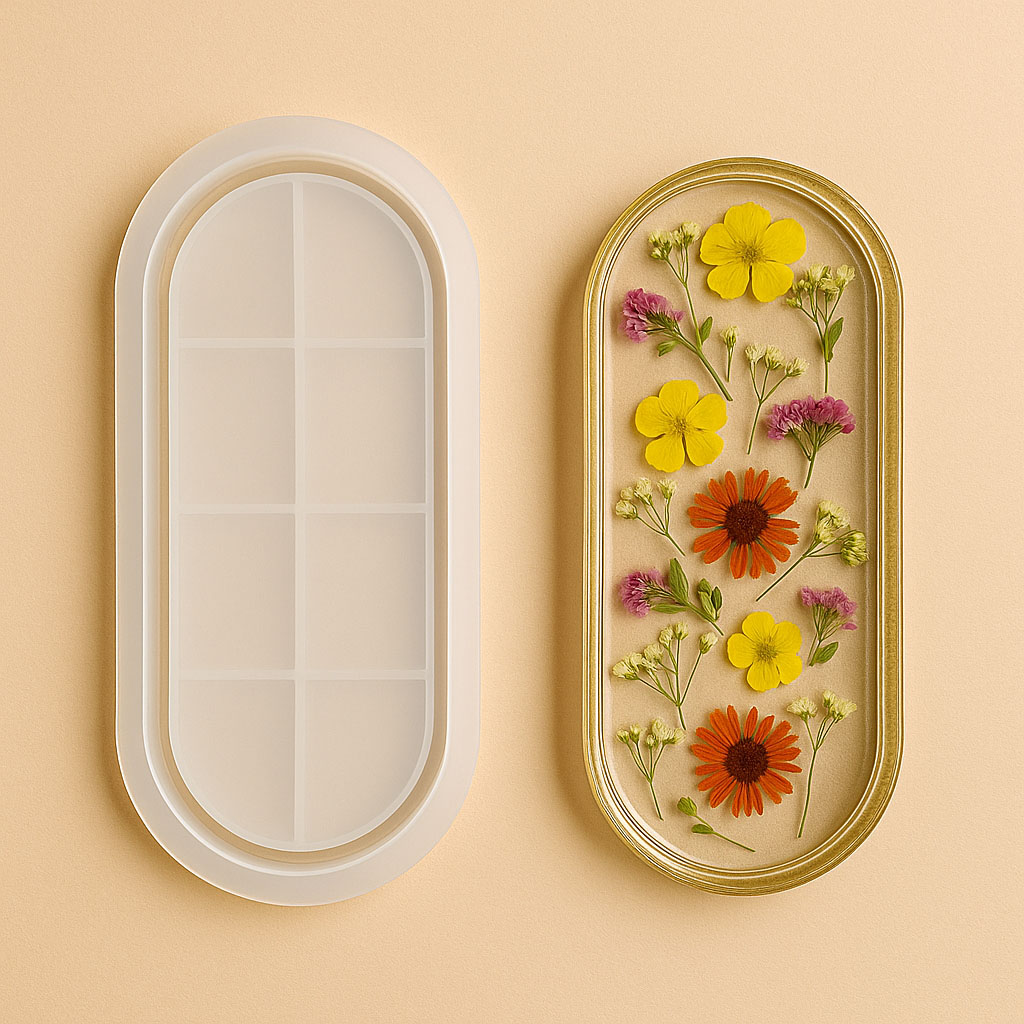 Stampo in silicone - sottobicchieri o portaoggetti - Dai sfogo alla tua creatività!