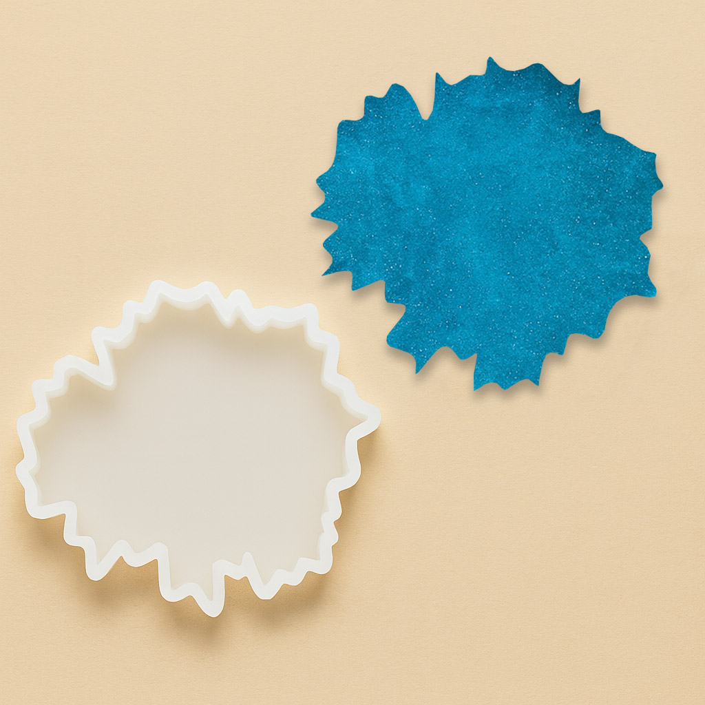 Stampo in silicone - sottobicchieri a forma di acero