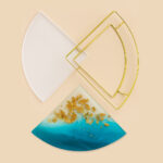 Stampo e supporto per realizzare vassoi ad angolo