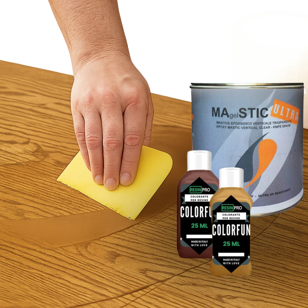 Stucco Epossidico per Legno e Parquet – Magelstic Wood Repair