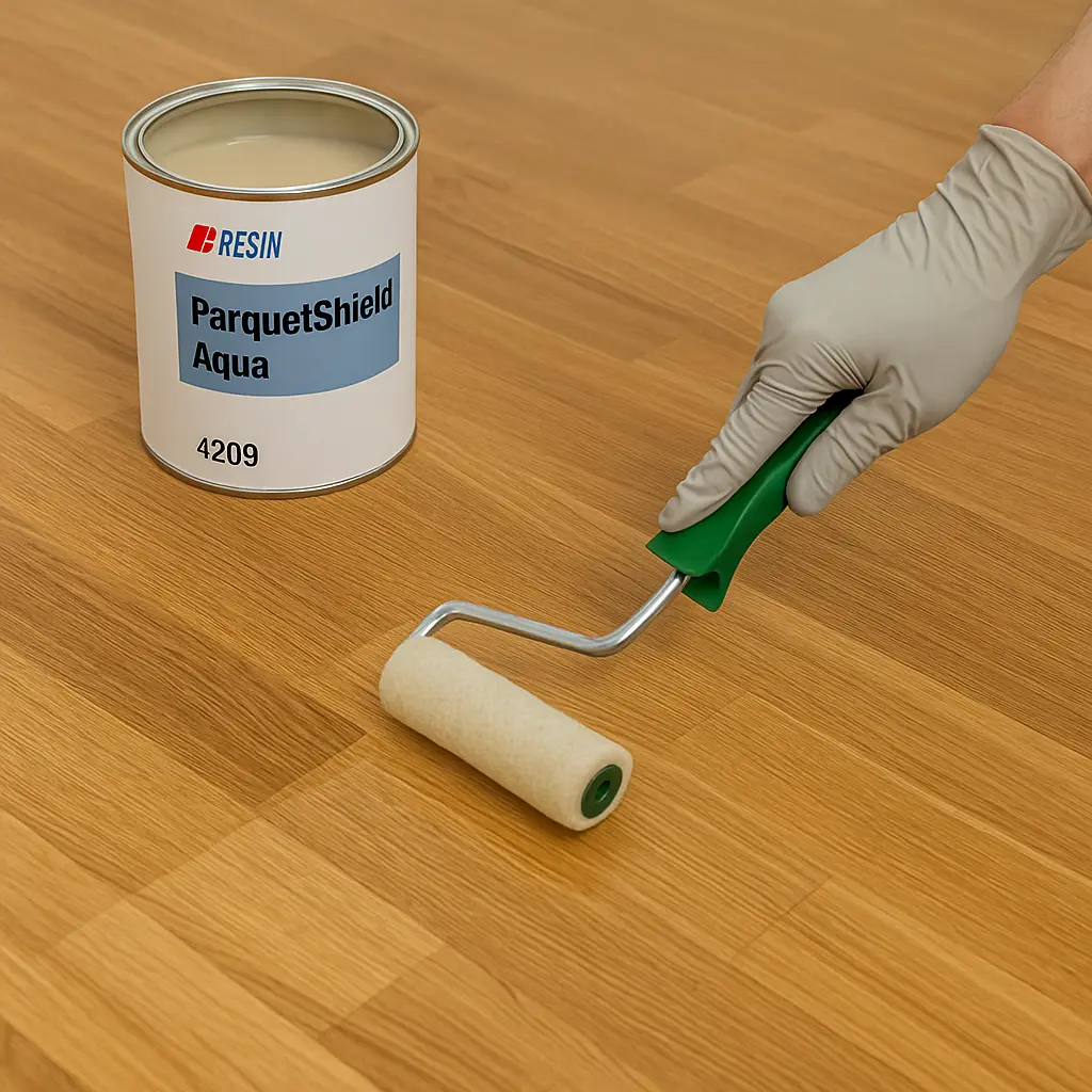 Easy Parquet Acqua – Vernice trasparente all’acqua per parquet e legno d’interni