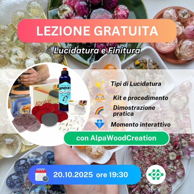 LEZIONE GRATUITA: Lucidatura e finitura
