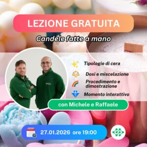 LEZIONE GRATUITA – Candele: come iniziare!