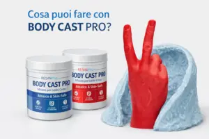 BODY CAST PRO – Silicone Atossico per calchi su corpo umano
