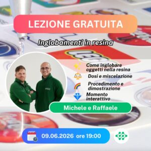 LEZIONE GRATUITA: Inglobamenti in Resina