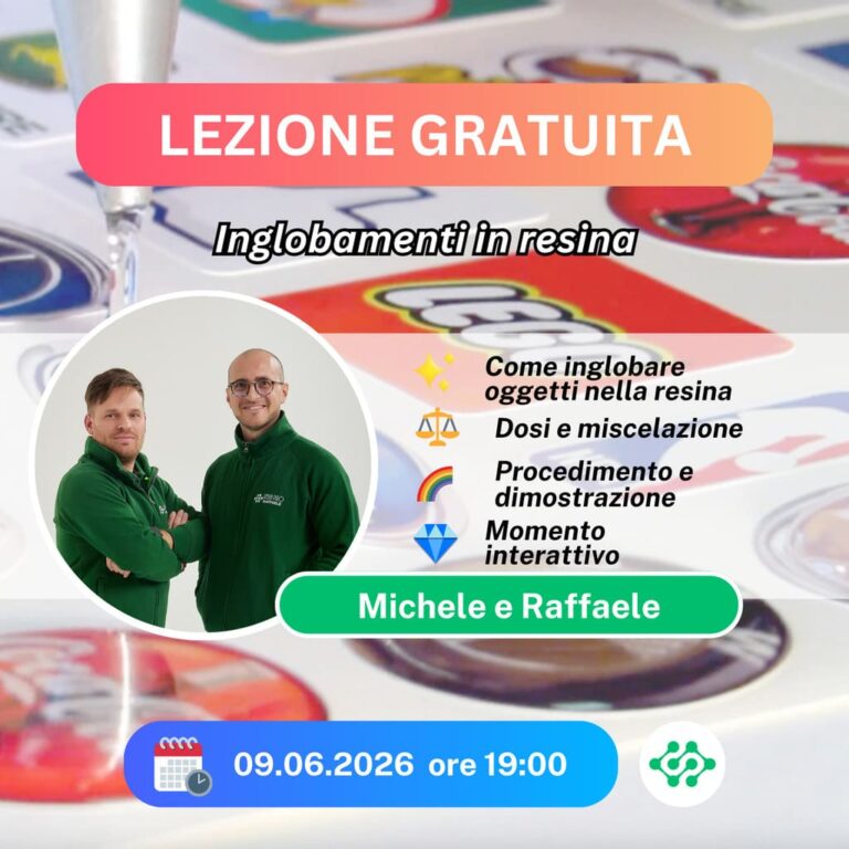 LEZIONE GRATUITA: Inglobamenti in Resina