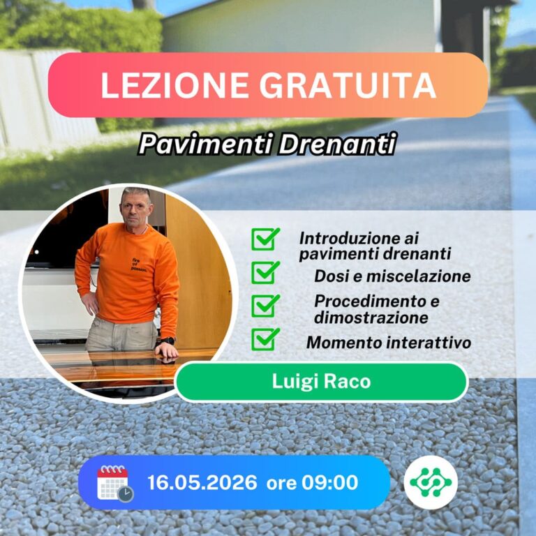 LEZIONE GRATUITA: Pavimenti drenanti