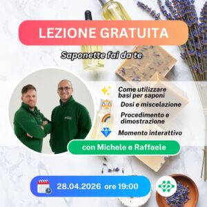 LEZIONE GRATUITA: Saponette fai da te