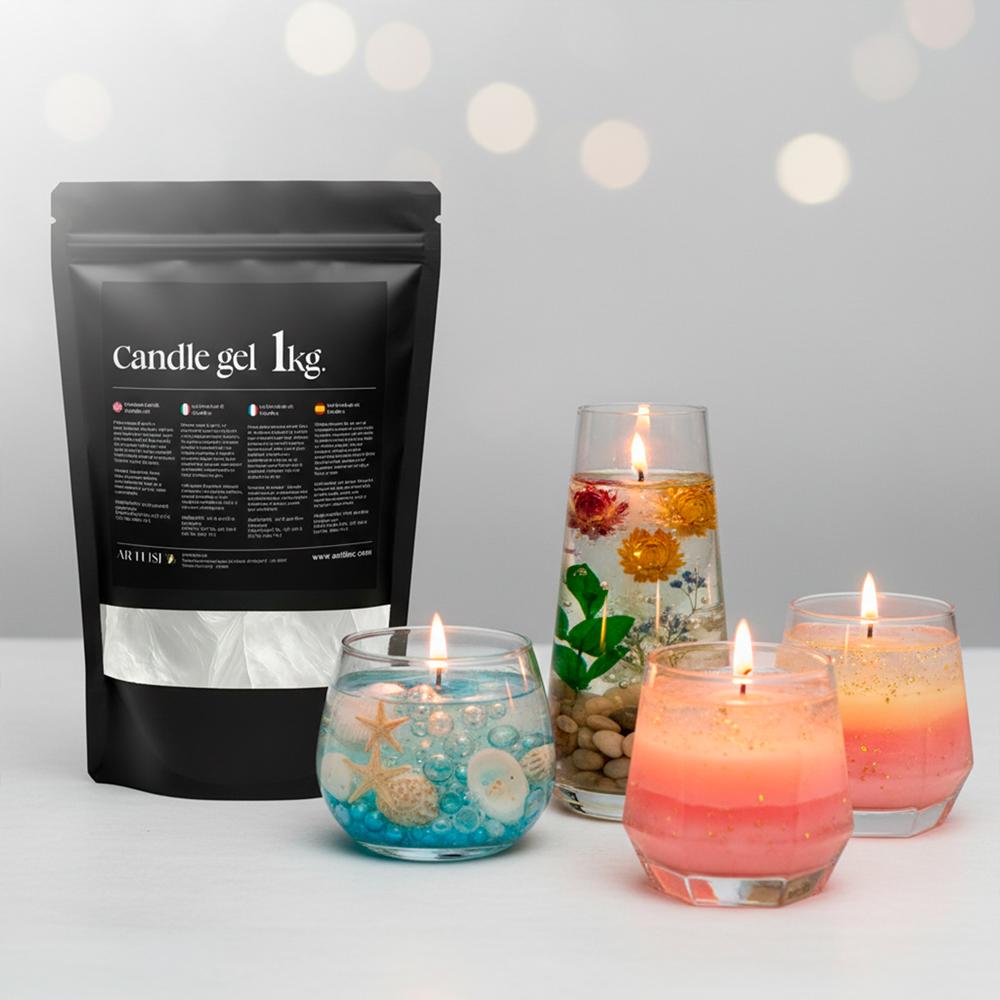 Candle Gel – Paraffina Gel per Candele Trasparenti e Decorative