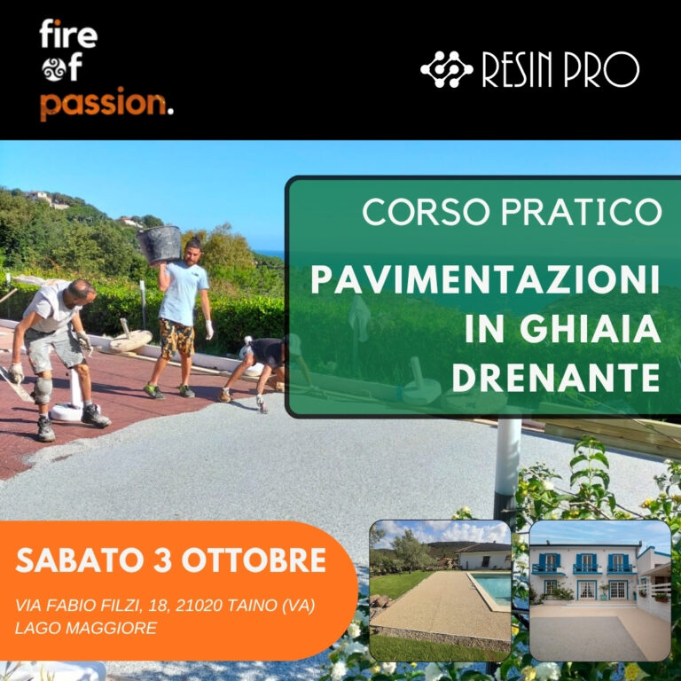 Corso Pavimentazioni in ghiaia drenante